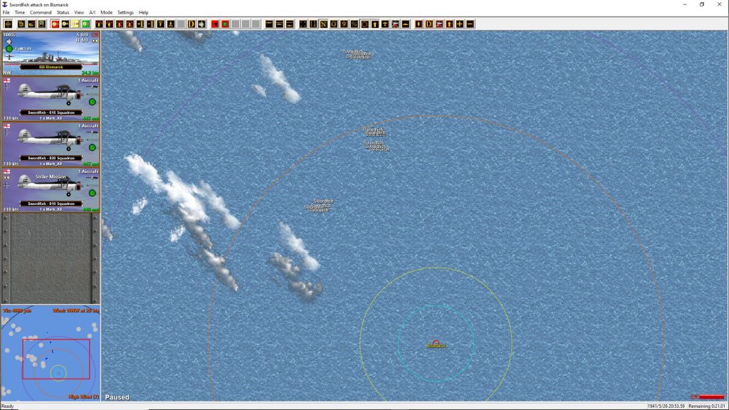 WDS Naval Warfare screenshot of a naval battle